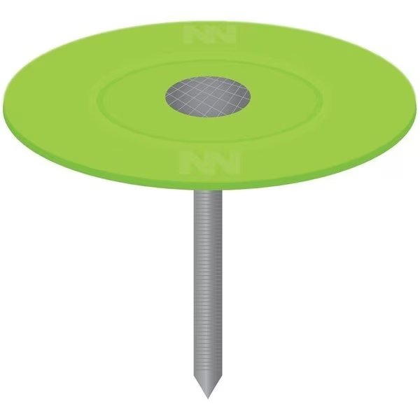 0 Cap Nail, 2 in L, Flat Head, 12 ga Gauge, PlasticSteel, Stinger, Mfr#: 135133